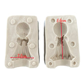 Molde Silicona Ángel Niño 3D Desmontable